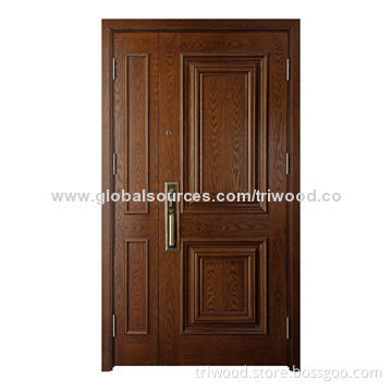 Exterior Door with Timber Core and Steel Veneer, Customizations are Welcome